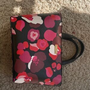 Floral Black and Pink Women's Bag Kate Spade